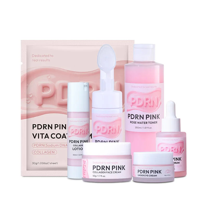 Salmon Collagen Skincare Set - Potent Collagen & Vita B12 Deeply Hydrating & Rejuvenating Meet Women Daily Skin Care