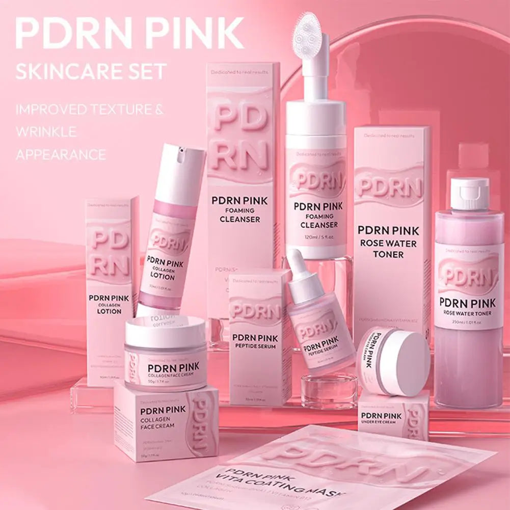 Salmon Collagen Skincare Set - Potent Collagen & Vita B12 Deeply Hydrating & Rejuvenating Meet Women Daily Skin Care